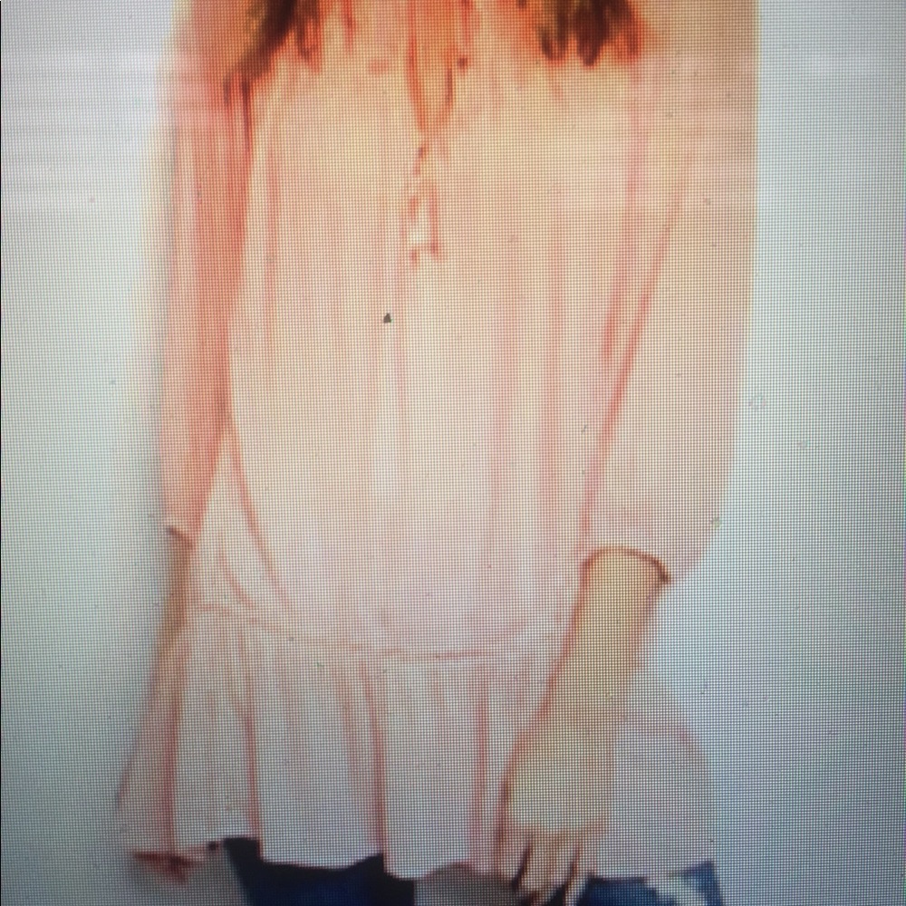 Boutique style ladies tunic top peach